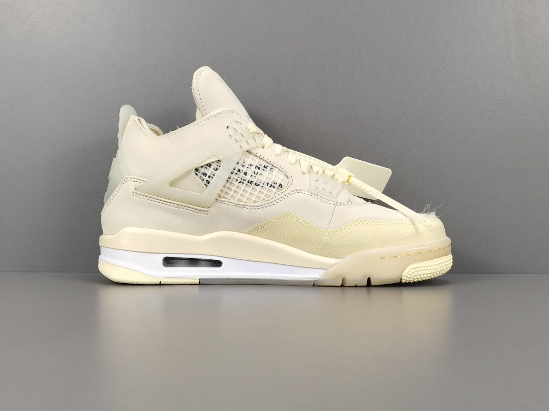 Jordan 4 Retro OFF WHITE SAIL - Calcio e Moda