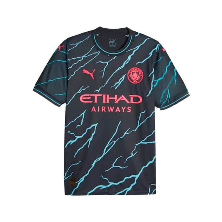 Maglia Calcio Manchester City Third 2023/2024 - Calcio Reply